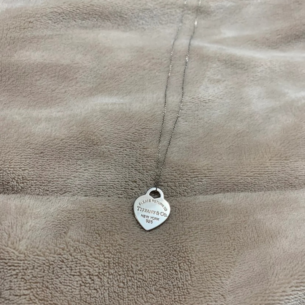 Tiffany and co heart tag necklace